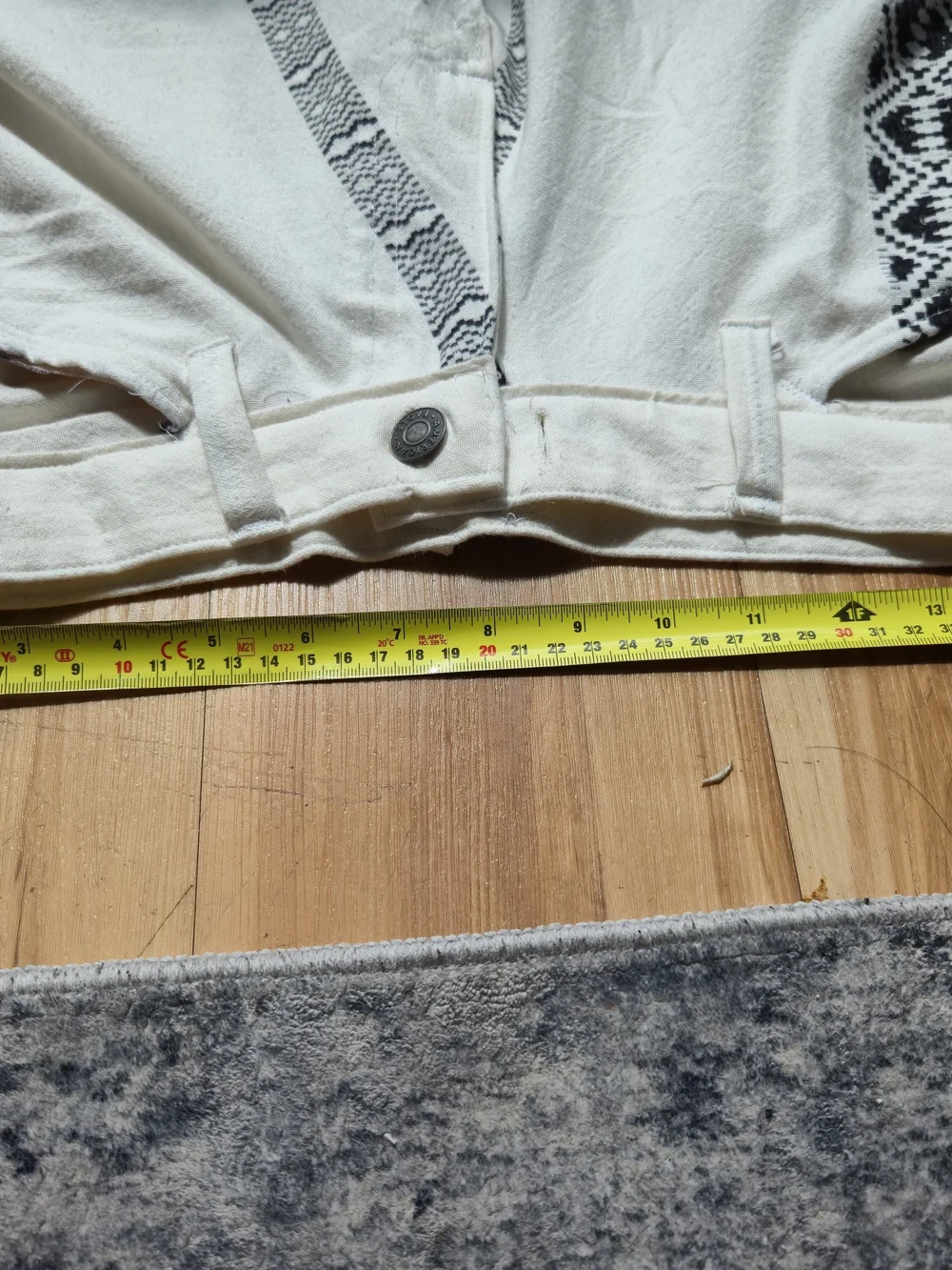 Custom Upscaled straight wide leg pants